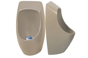 Vedetön Urimat Ceramic-pisuaari, keraaminen, mattabeige